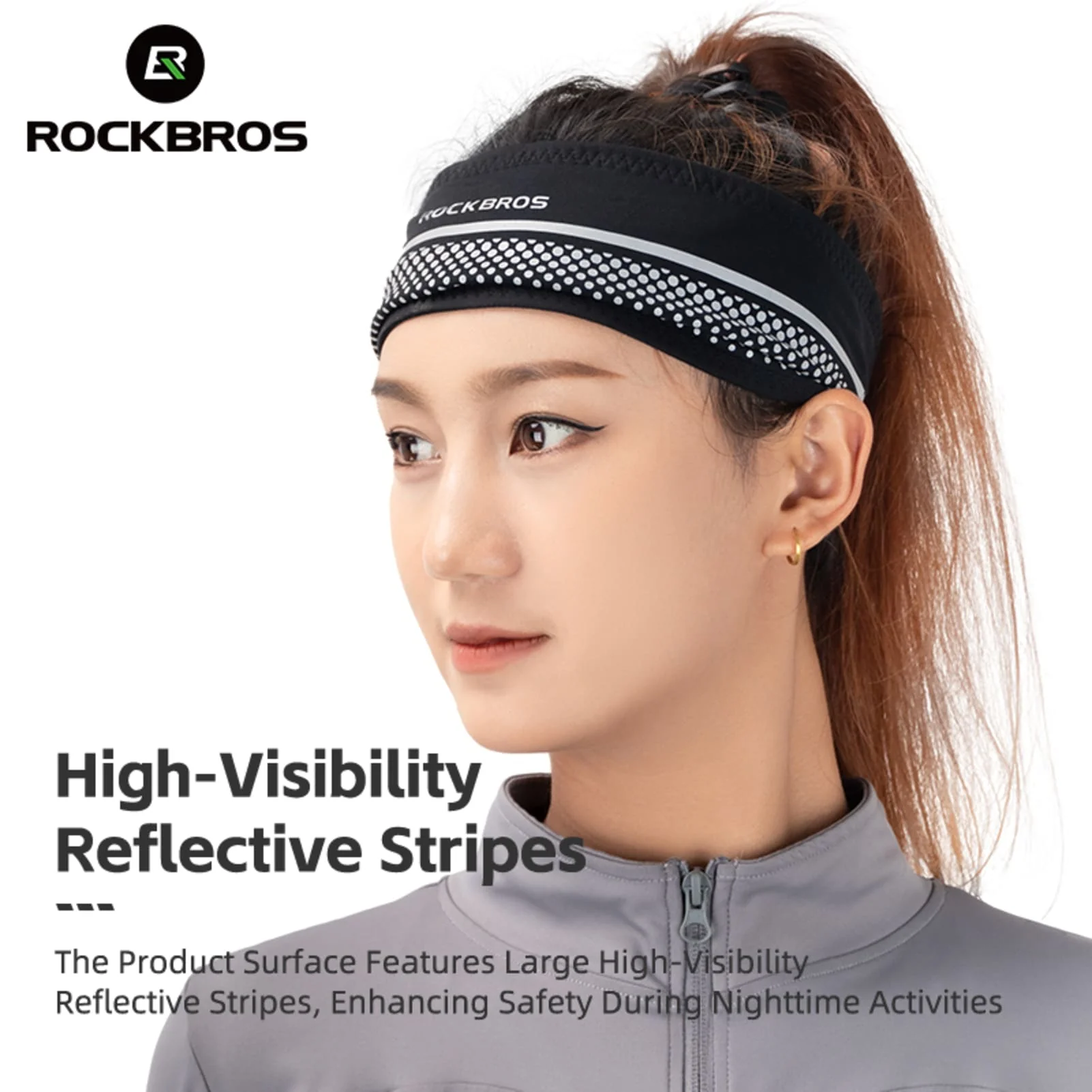 ROCKBROS Sweat Band Sports Reflective Breathable - Image 4