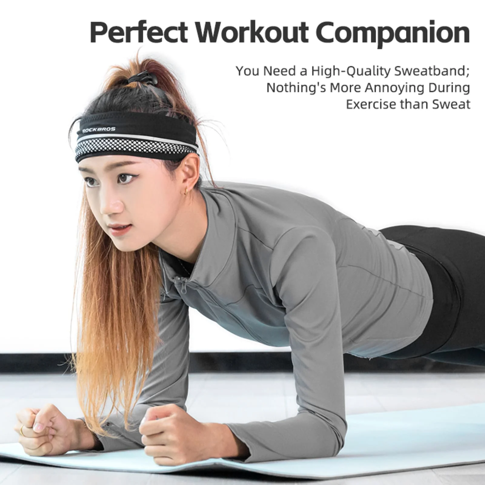 ROCKBROS Sweat Band Sports Reflective Breathable - Image 6