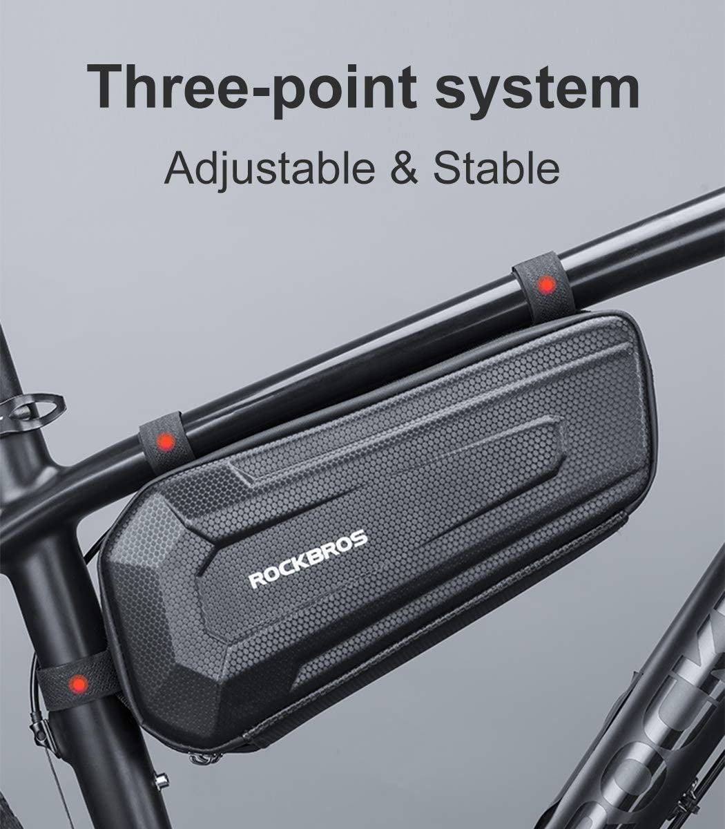 ROCKBROS Waterproof Large Capacity Triangle Bike Frame Bag - Image 6