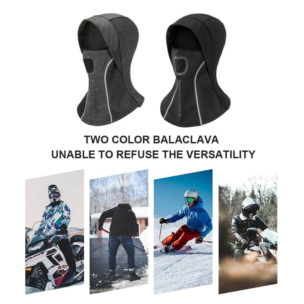 ROCKBROS Winter Balaclava Face Mask Reflective Windproof Breathable for Outdoor Sports - Image 7