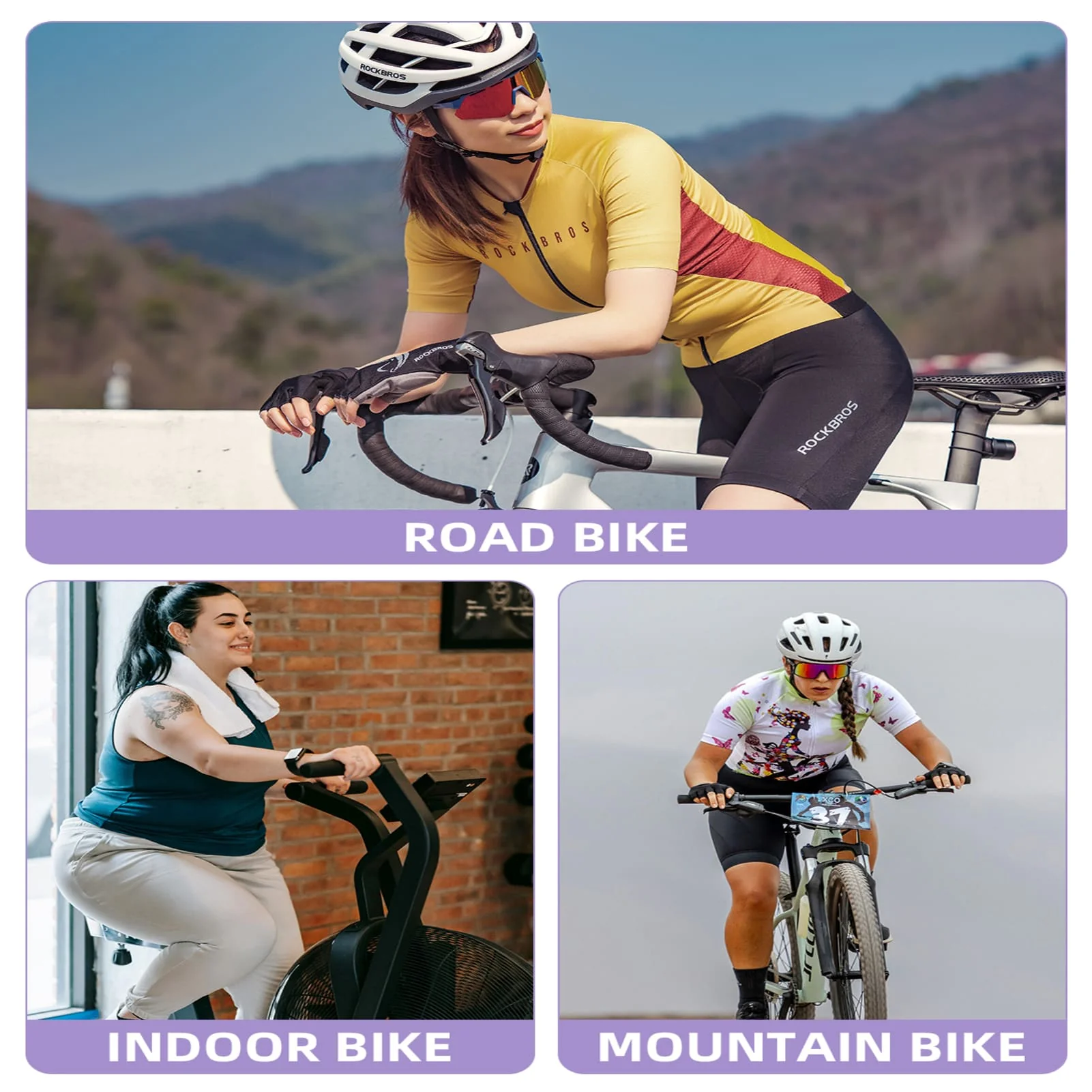 ROCKBROS Women's 4D Padded Cycling Underwear - Image 7