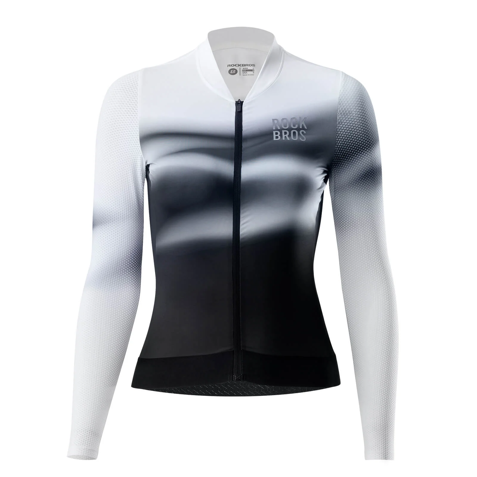 ROCKBROS Women's Cycling Jersey Long Sleeve Breathable