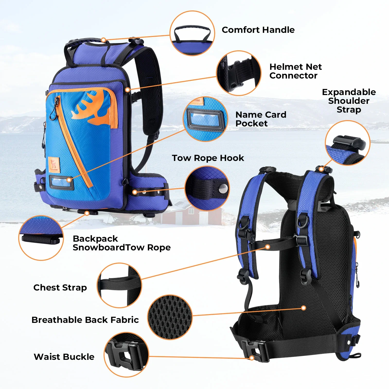 Ski Workout Strap for Snowboard and Beginner Training - Image 7