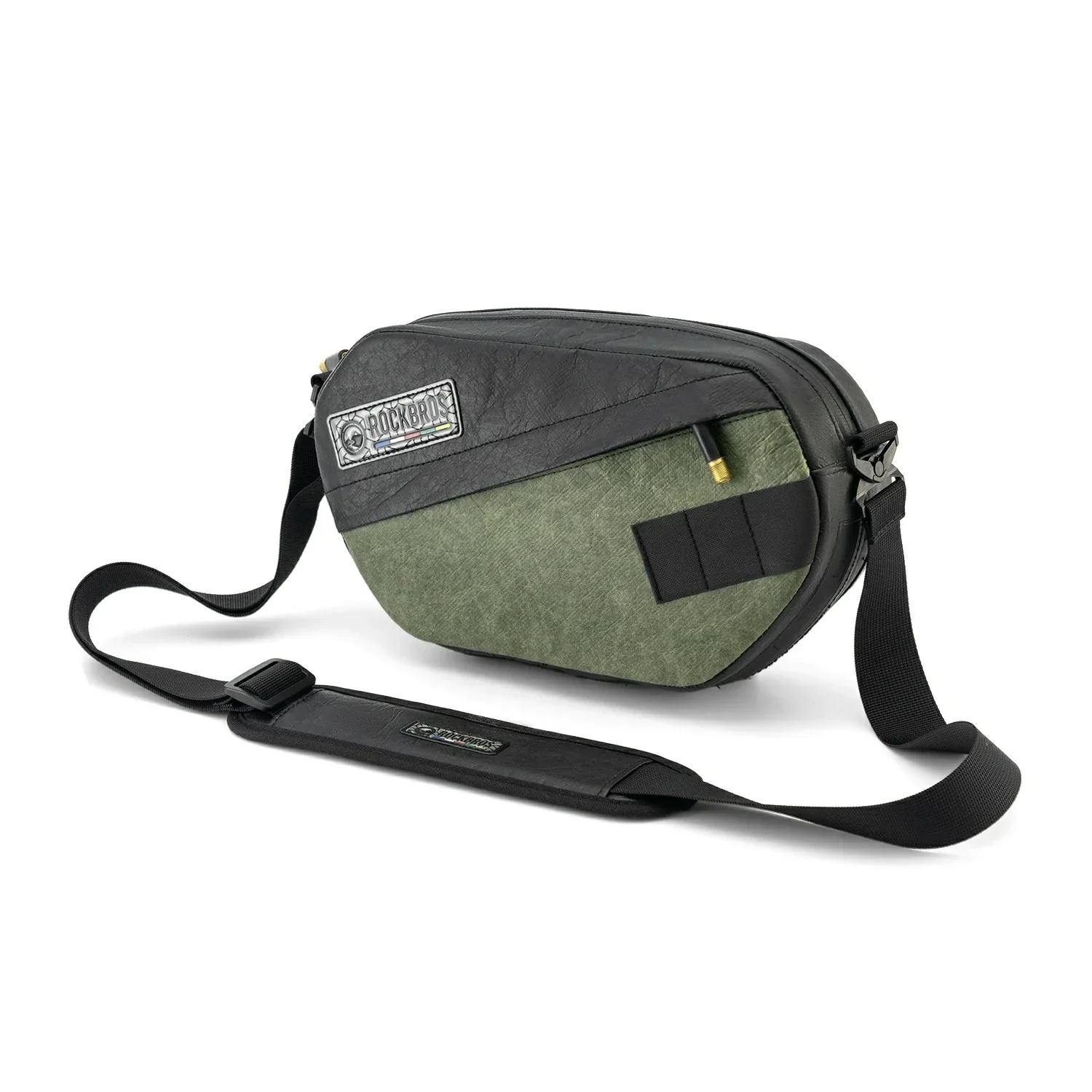 Road-to-Sky Sustainable Eco-Friendly Recycled Tire Bike Handlebar Bag 2.5L