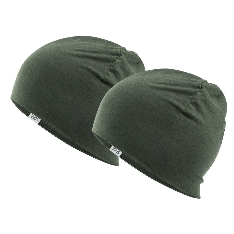 Thermal Tencel Wool Skull Cap for Winter Cycling - Image 10