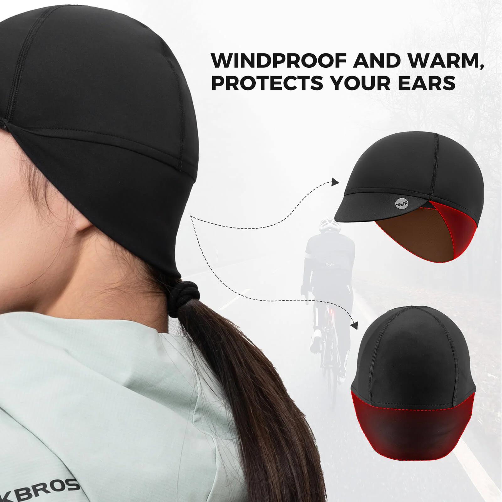 TVI Micro-Fleece Thermal Cycling Cap - Image 5