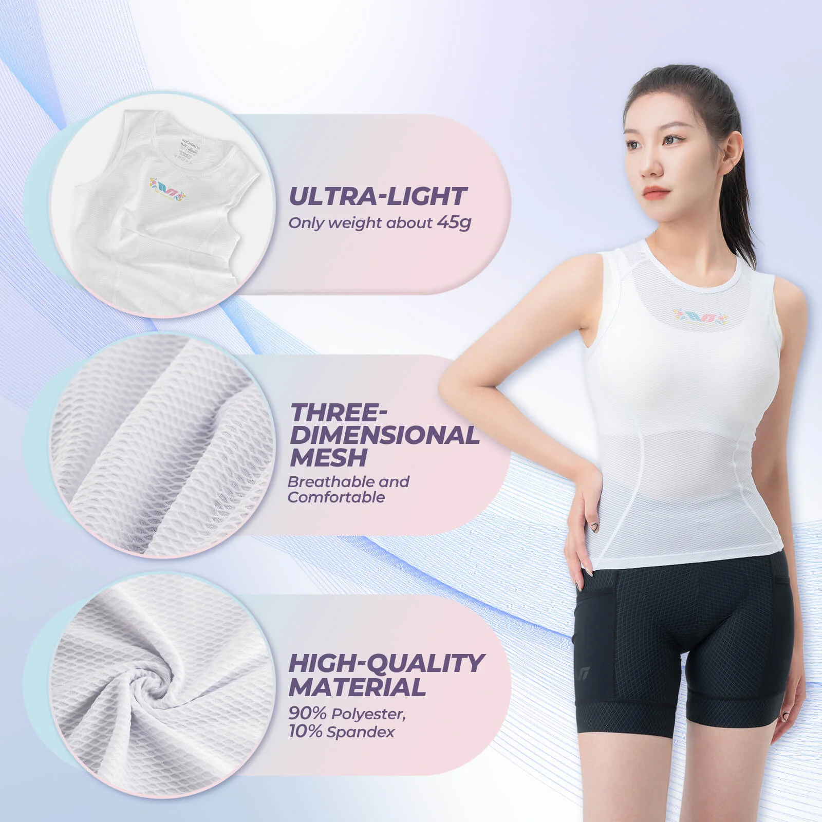TVI Women’s Cycling Sweatshirt Breathable Lightweight - Image 4