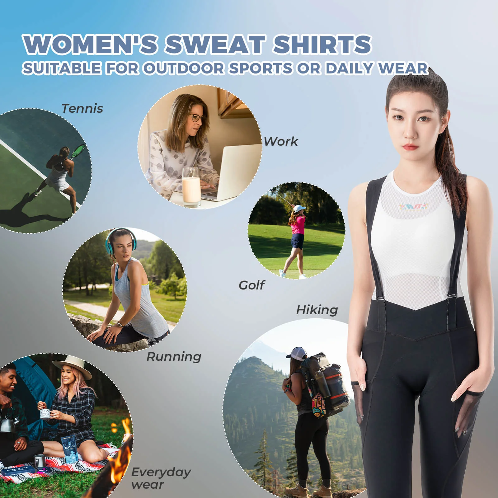 TVI Women’s Cycling Sweatshirt Breathable Lightweight - Image 7