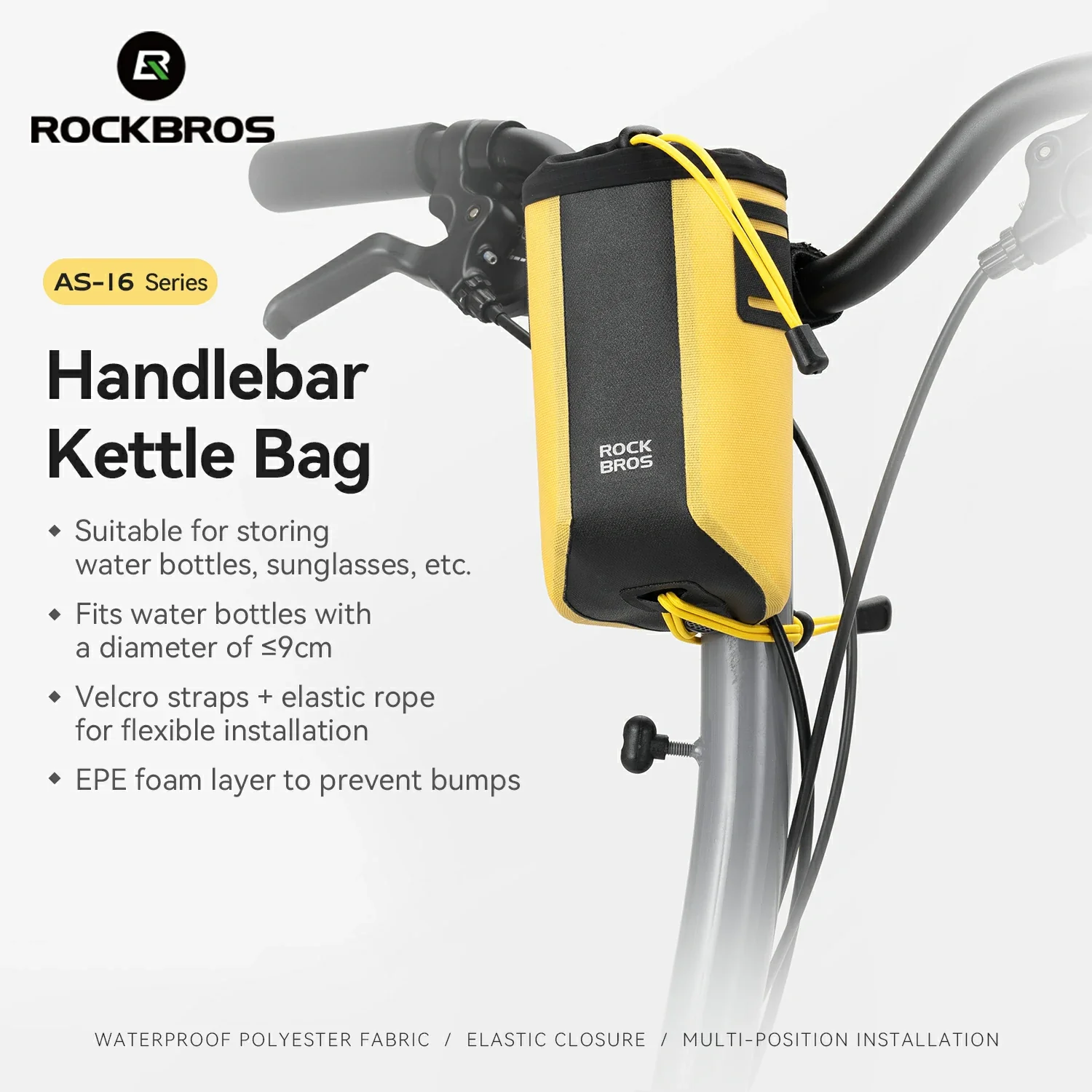 Waterproof Bike Handlebar Bottle Bag AS-162 - Image 3