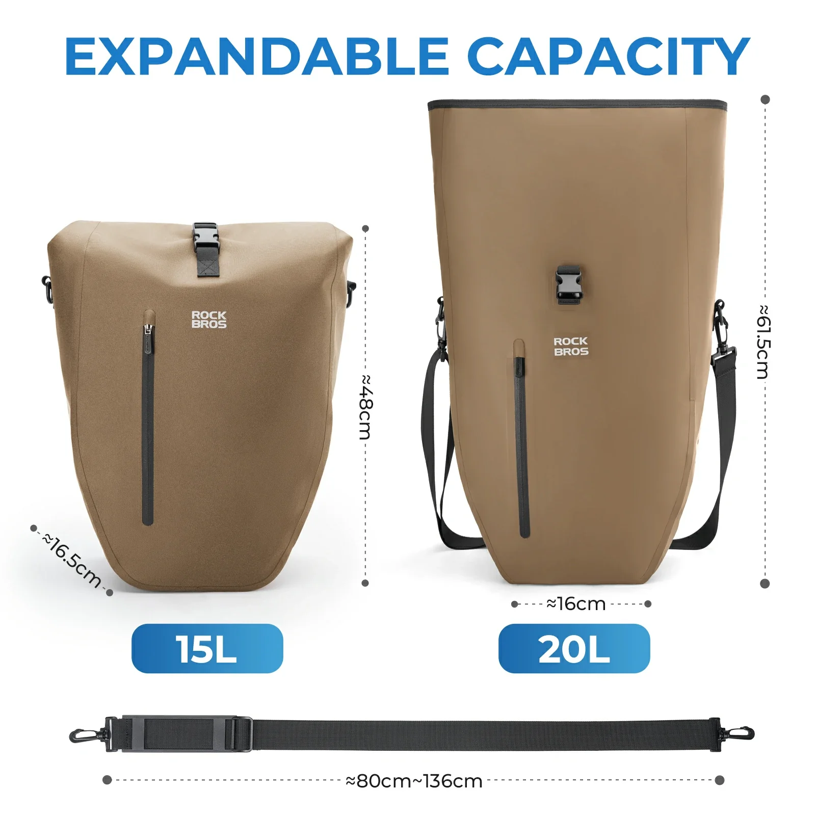 Waterproof Bike Pannier Bag 20L AS-166 - Image 31
