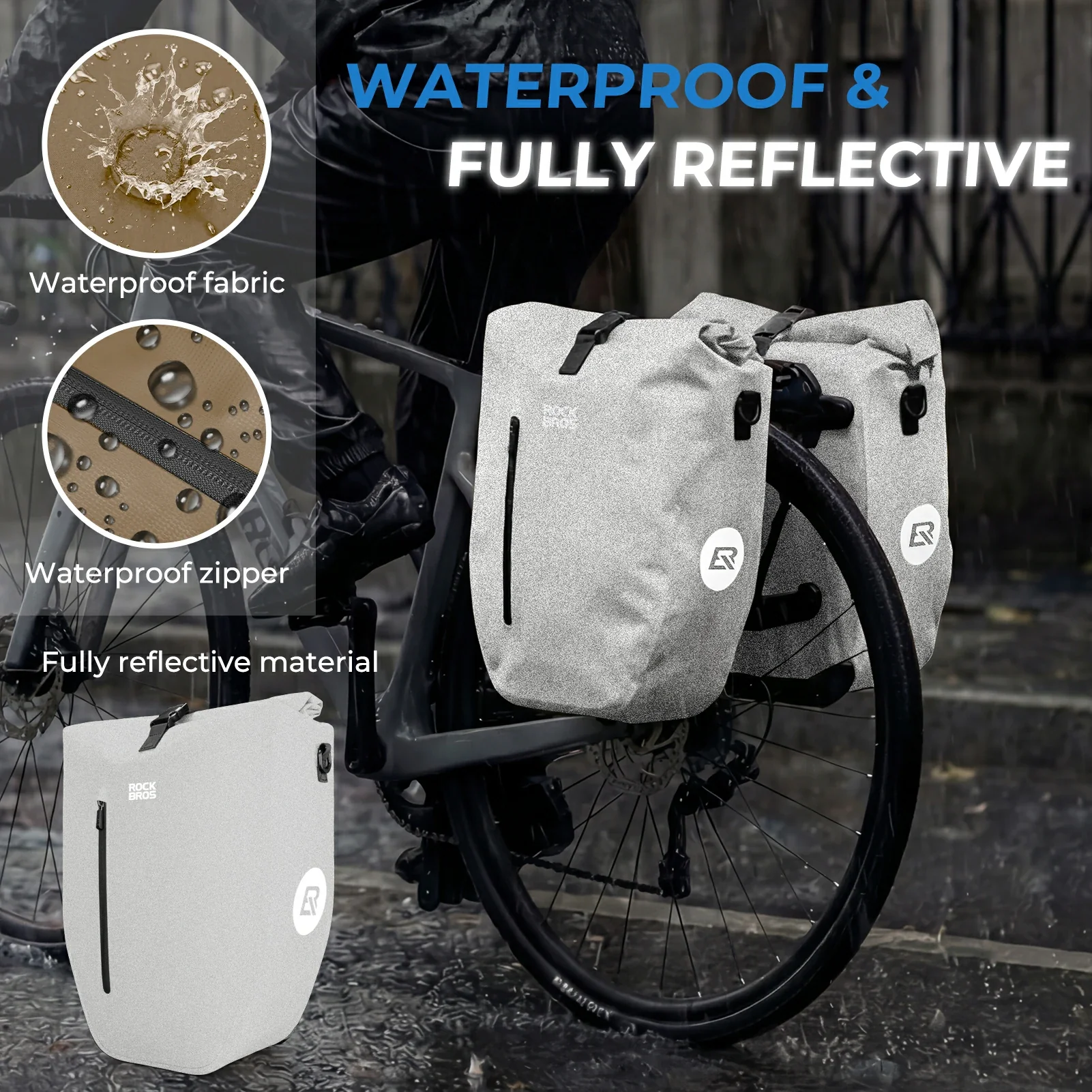 Waterproof Bike Pannier Bag 20L AS-166 - Image 33